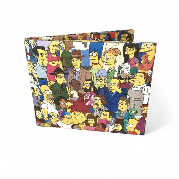 Dynomighty Design The Simpsons "Mighty Wallet" Tyvek Billfold 2012 NEW No Tags - Picture 1 of 10